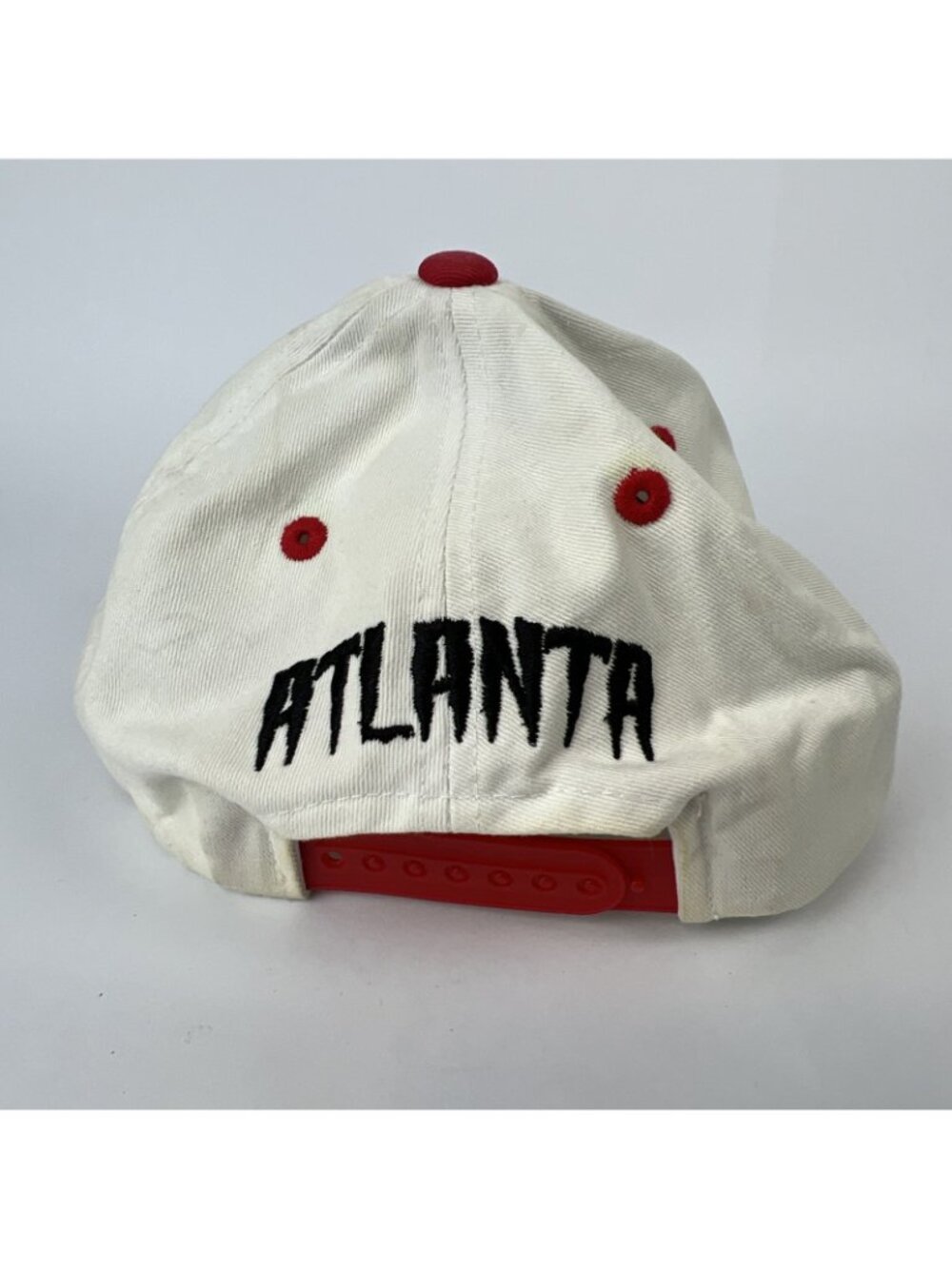 KBETHOS Atlanta Drip Cap Hat Red White Black Snapback Sticker - Picture 3 of 4